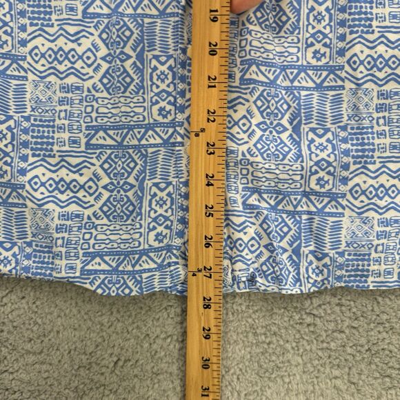 Kenny‎ Flowers Shirt Men's M White Blue Limited Edition Hawaiian Rayon - Picture 5 of 8